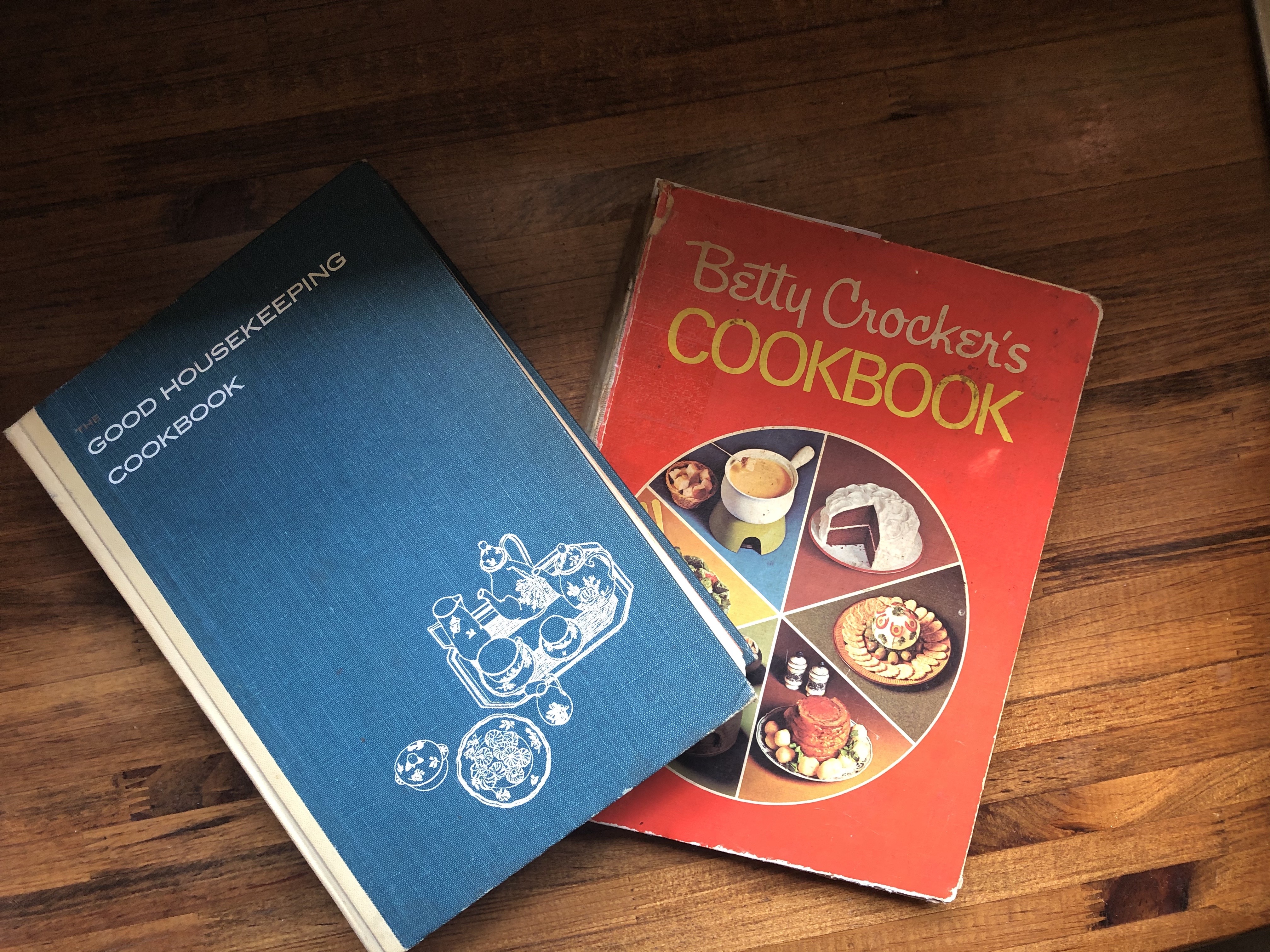 Picture of my Mother's and Grandmother's Cookbooks