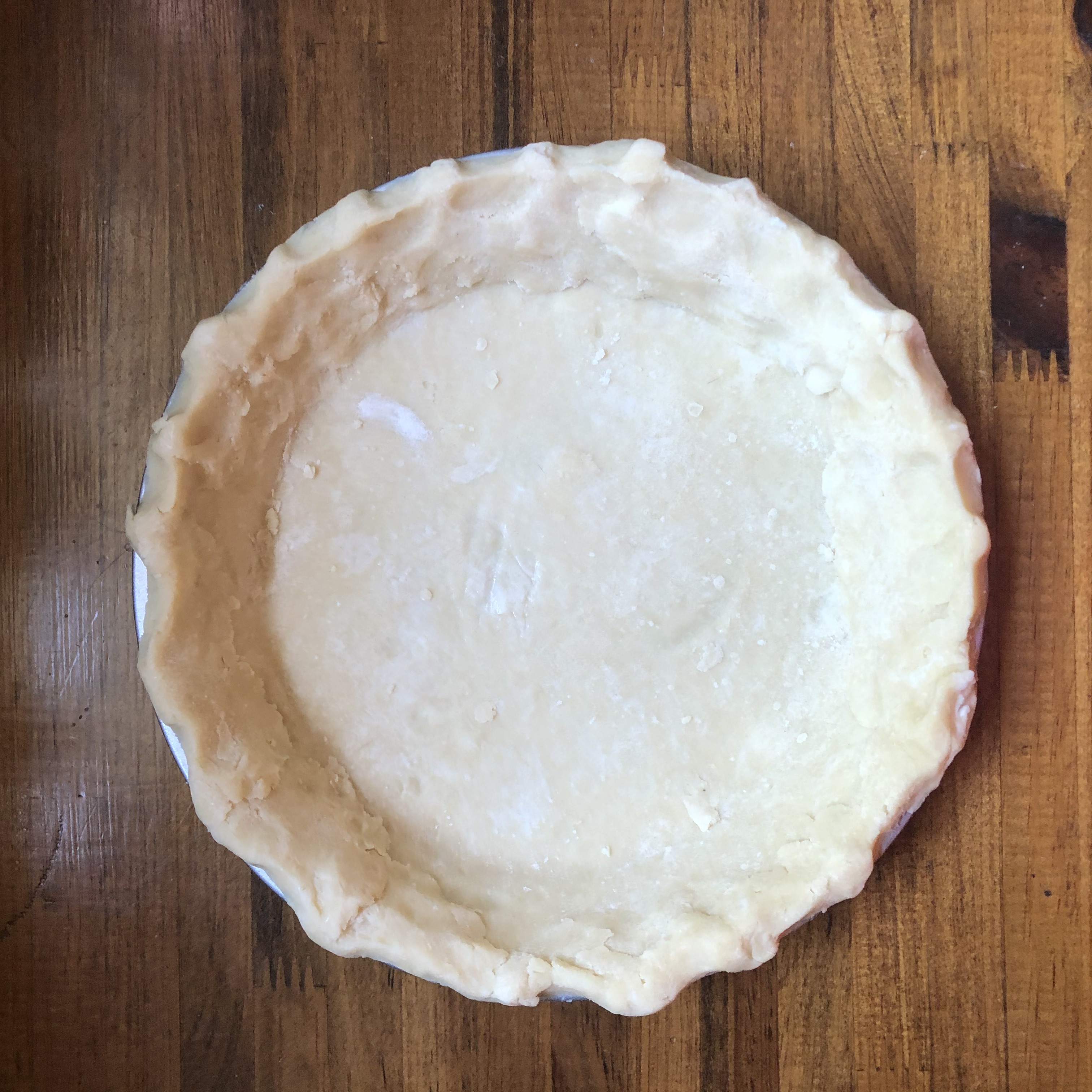 Unbaked Pie Crust
